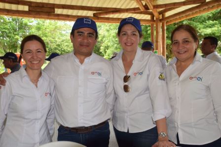 Elgar Sarabia, Víctor Ángel, Sandra Sierra y Miriam Carvajal.
